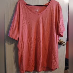 Terra Sky Women's Plus size 2X (20W-22W) Coral /Pink T-shirt